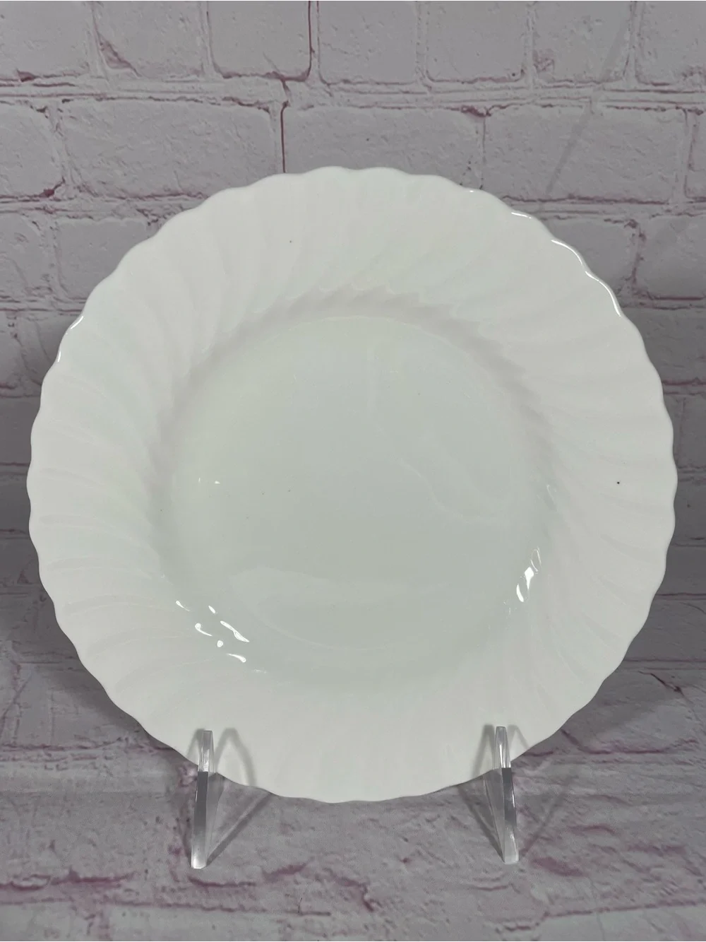 Vintage Minton White Fife Bone China Salad Plates 7 7/8” England Discontinued